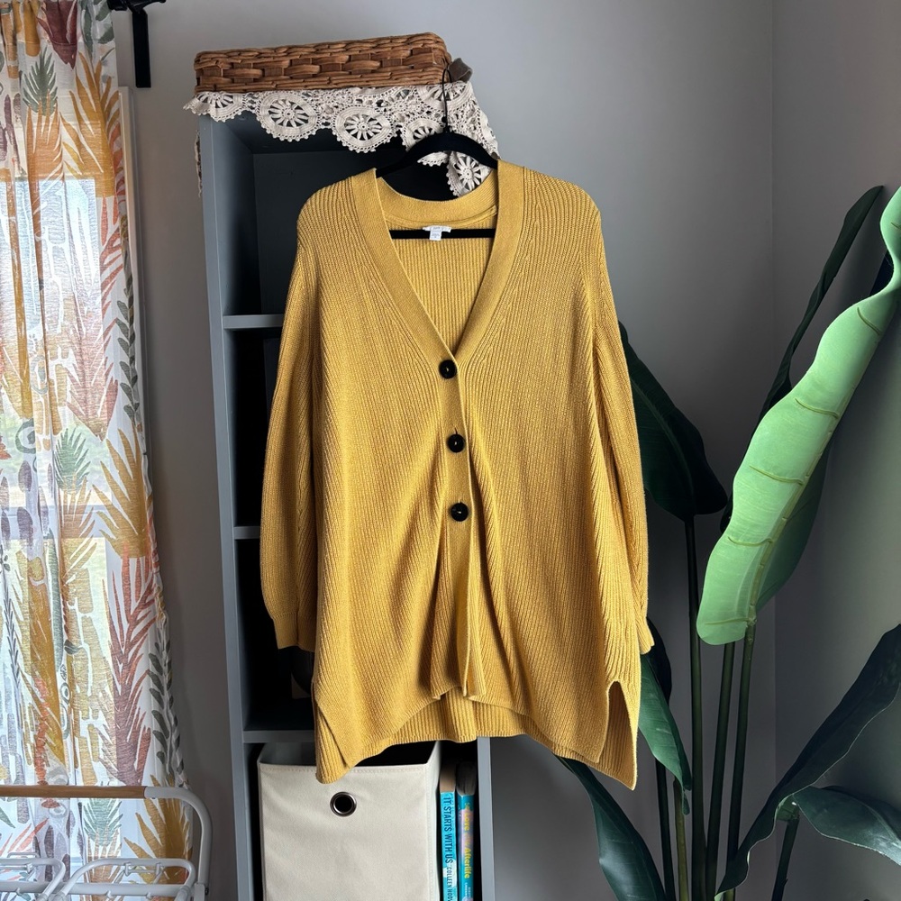 j.jill oversized button cardigan